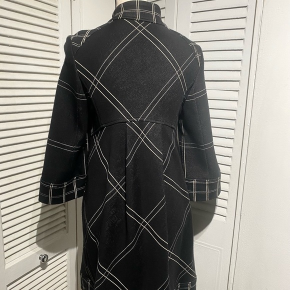 ASO BLAIR WALDORF DVF PLAID COAT 8 - Picture 9 of 13